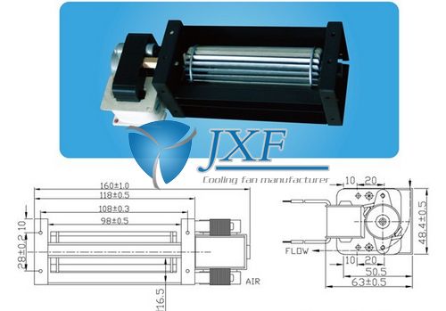 横流散热风扇JXF30x90AC